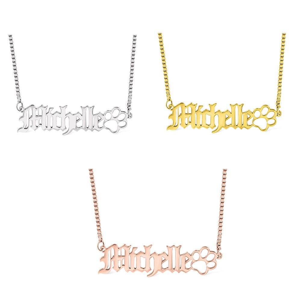 Dog Paw Necklace