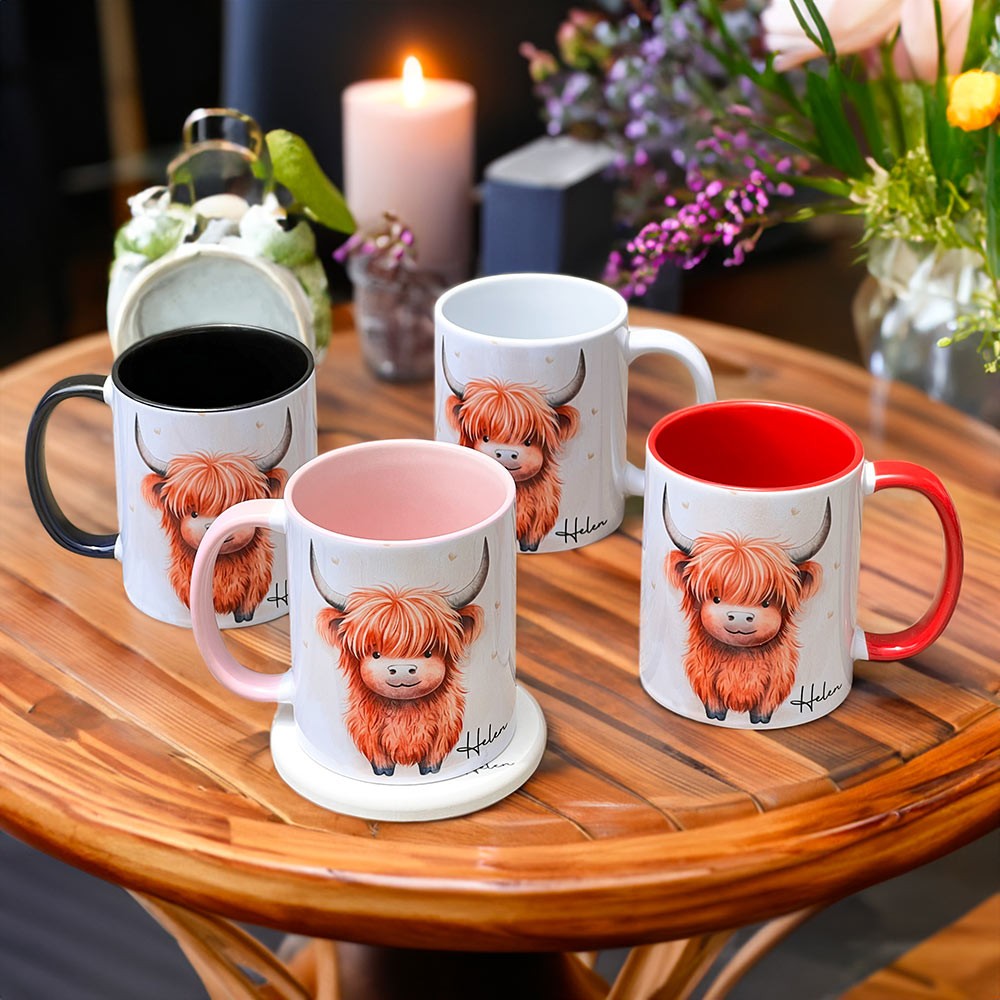 Scottish Cow Mug