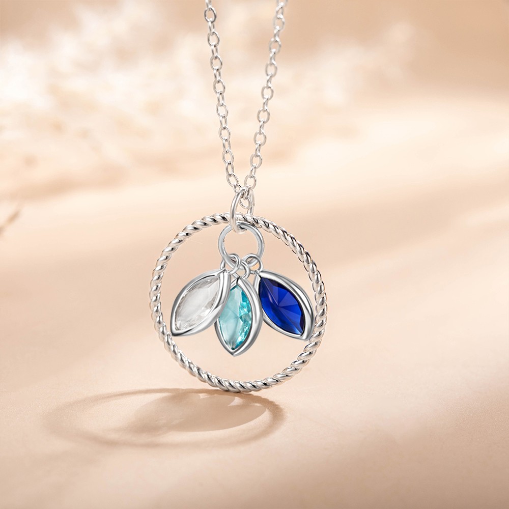 birthstones necklace
