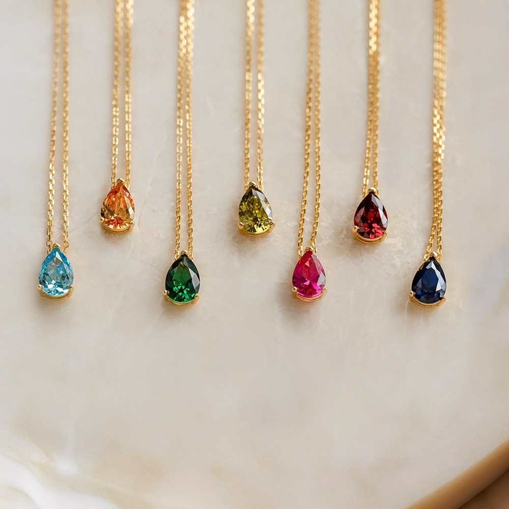 Custom Birthstone Necklace