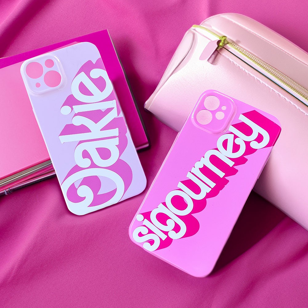 Pink Doll Font Phone Case
