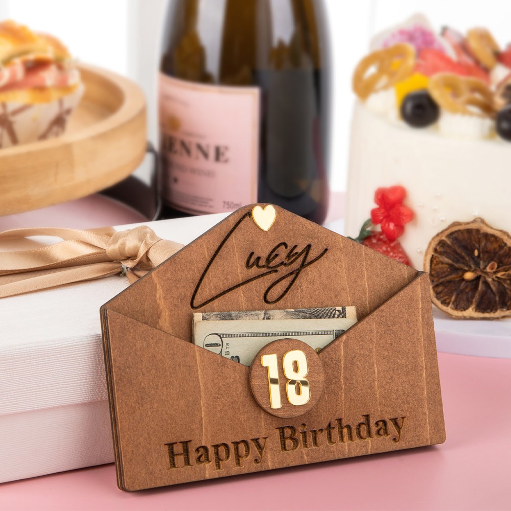 wooden envelope