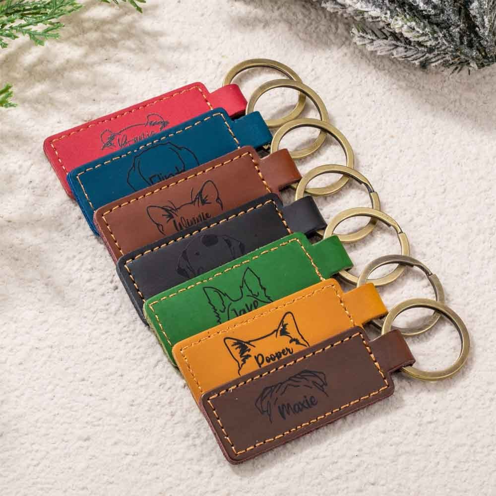 Dog Ear Keychain