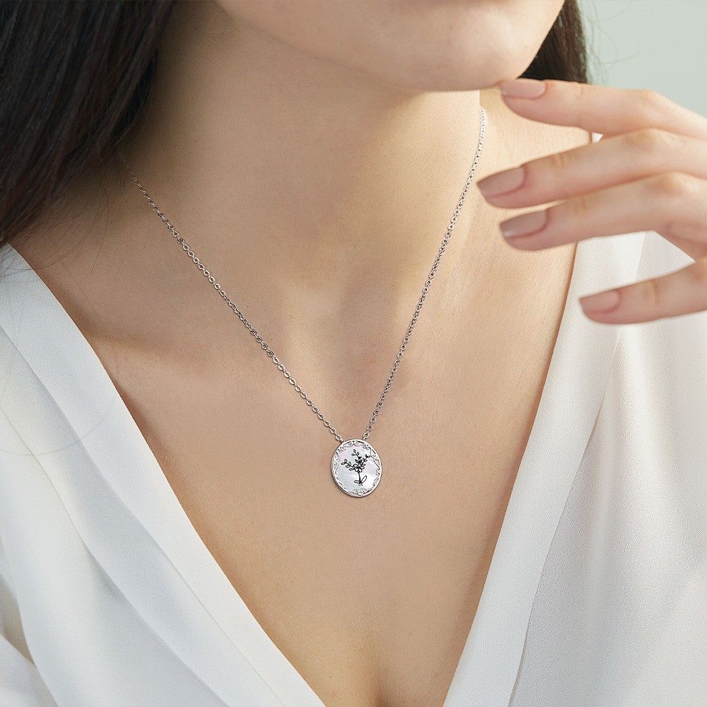 Sterling Silver Wedding Necklace