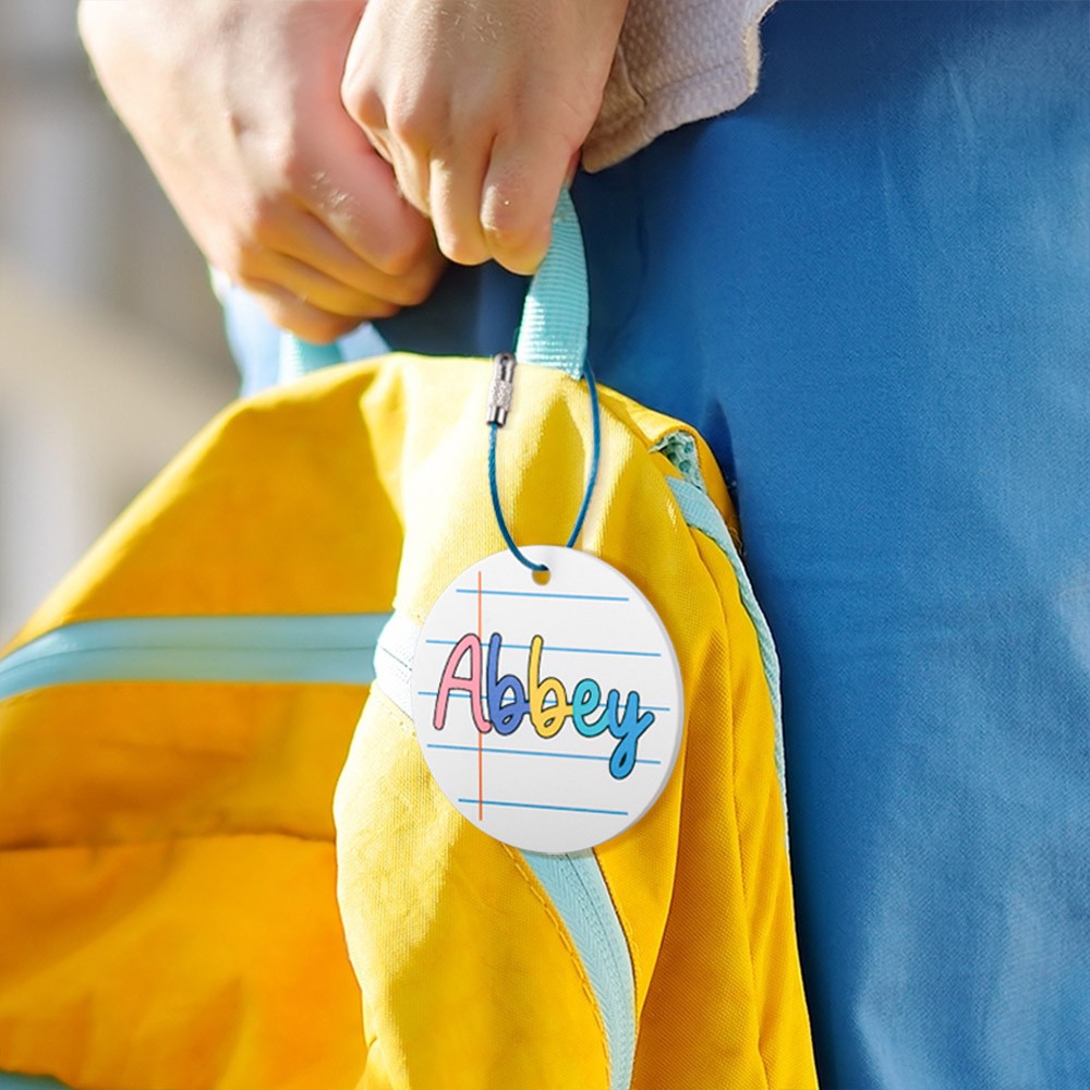 Custom School Keychain
