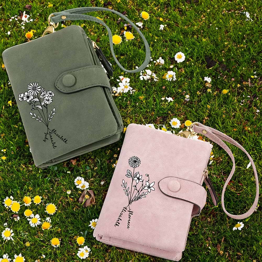 Birthflower Bouquet Wallet