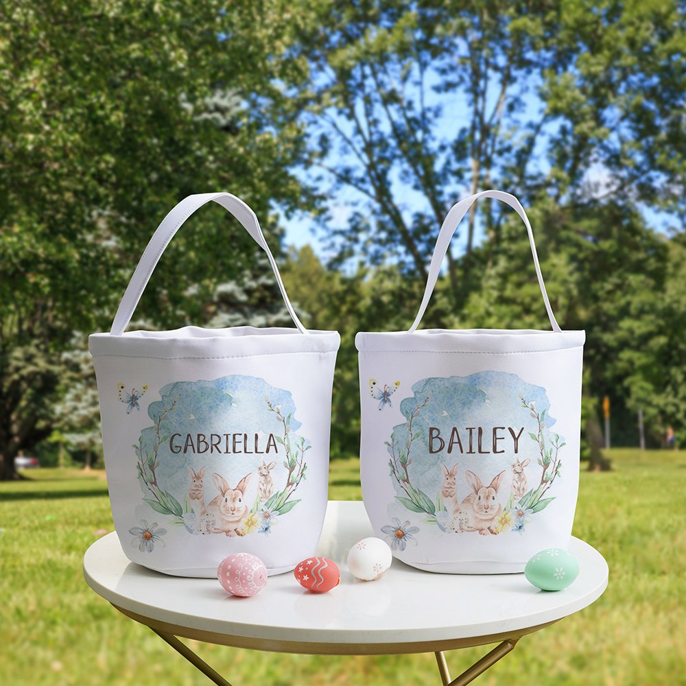 panier de Pâques lapin