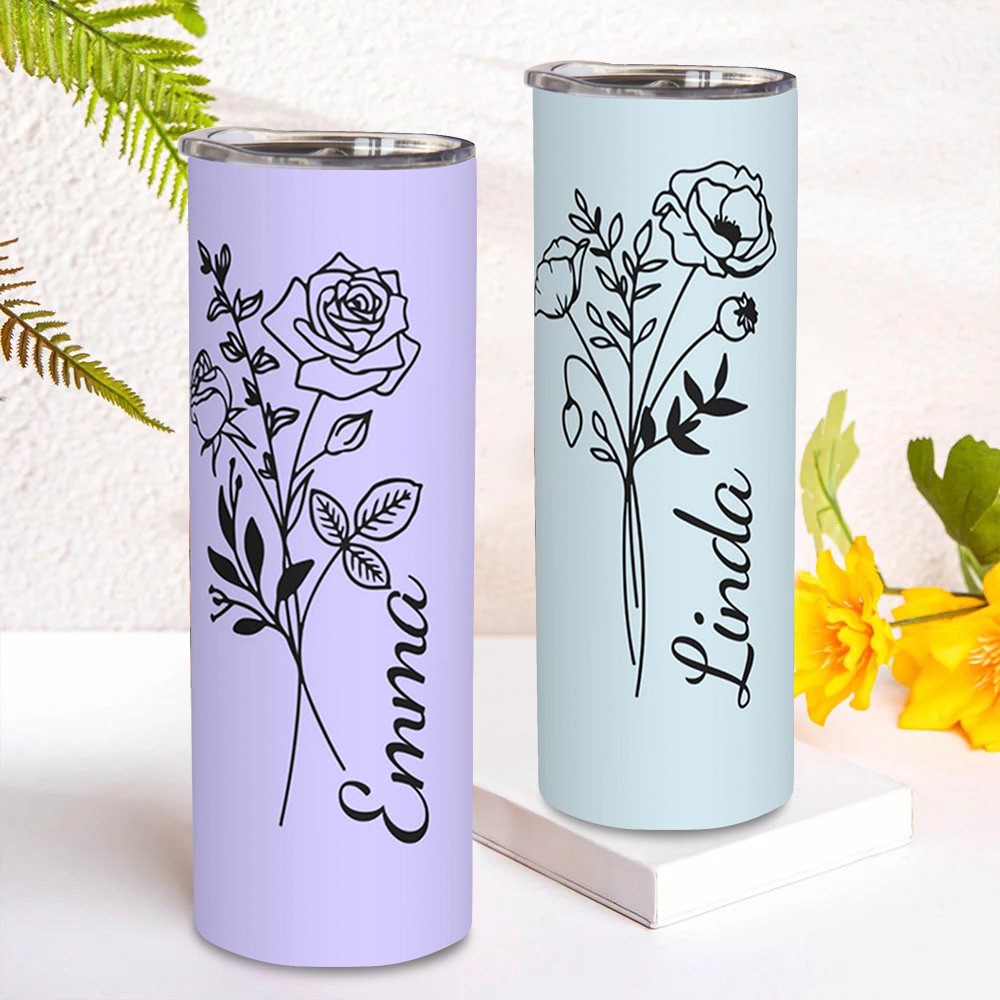 Birth Flower Cup