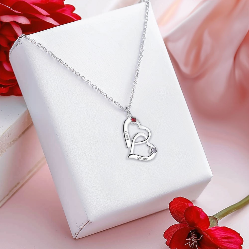 three stones necklace