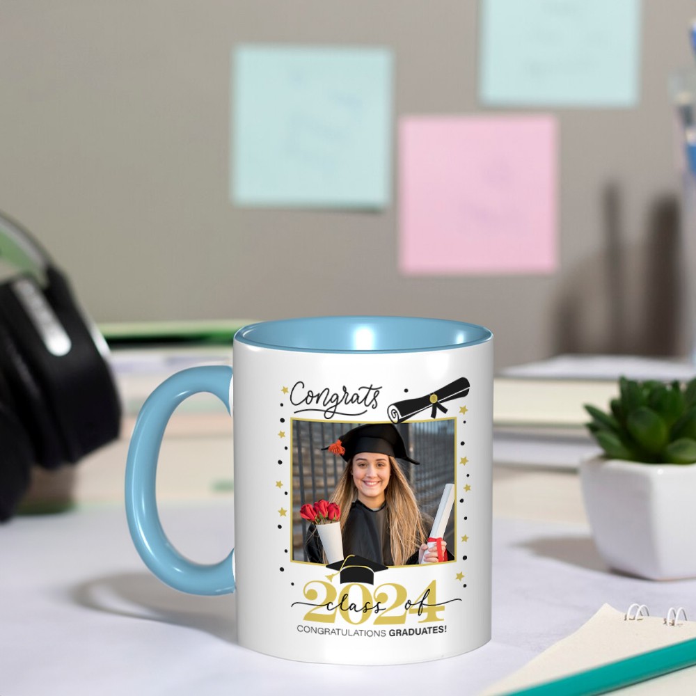 mug with color inside