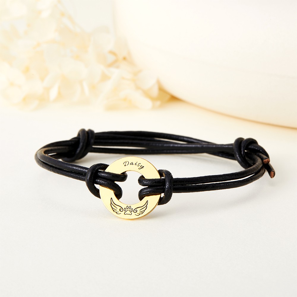 leather bracelet