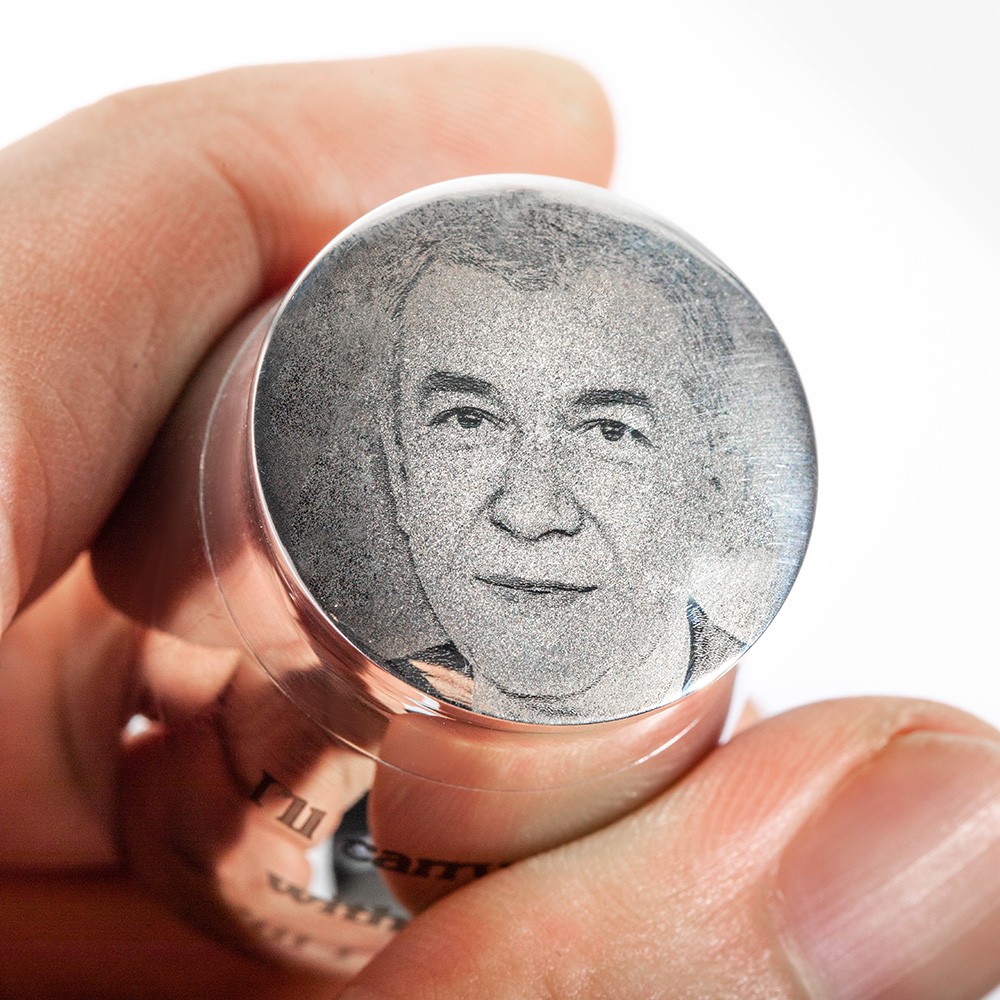 Custom Mini Urn for Human Ashes with Photo & Message, Cremation Jewelry Keepsake, Memorial Gift