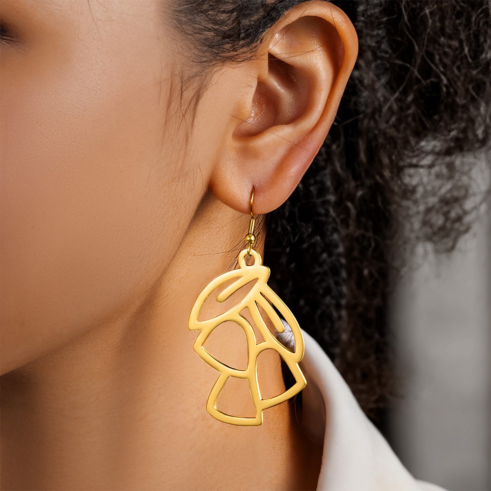 Hollow Flower Earrings