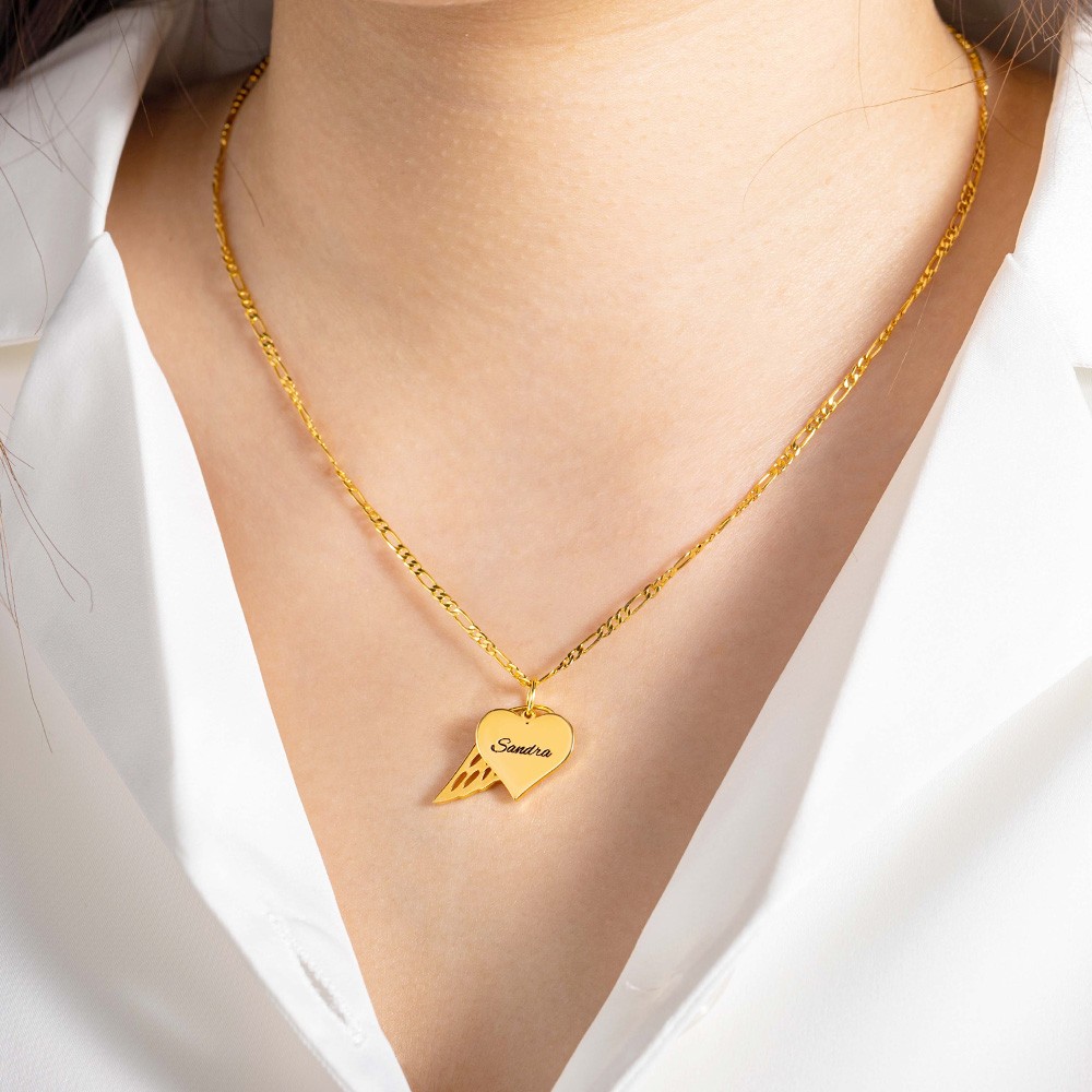 angel wing necklace