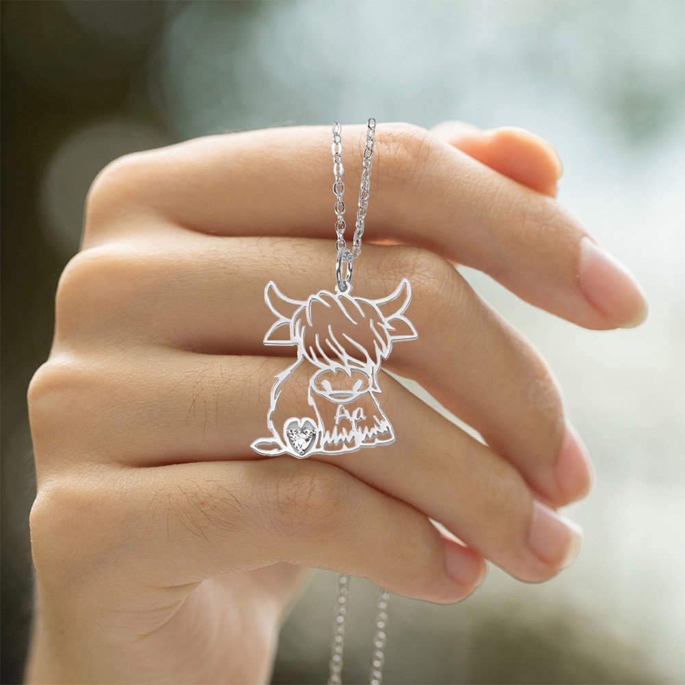 highland cow jewelry