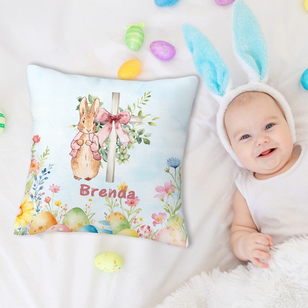 Easter Pillow with Name