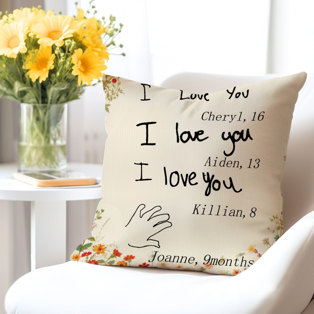 Handwriting Pillow