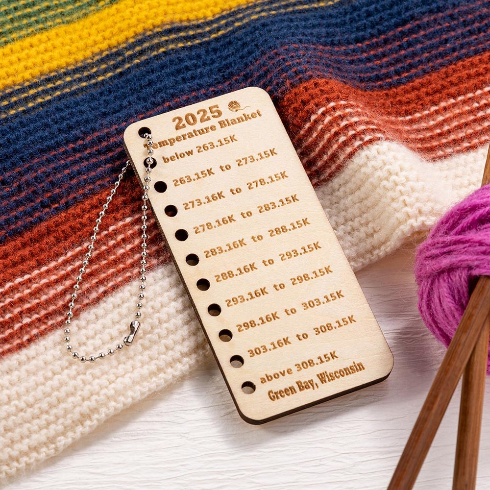 Wood Crochet Knitting Color Key