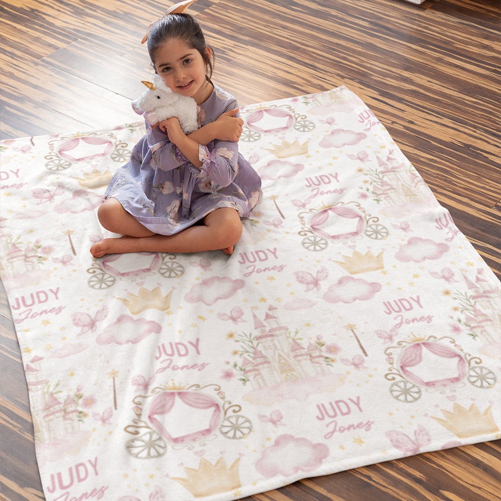 Princess Nursery Baby Blanket