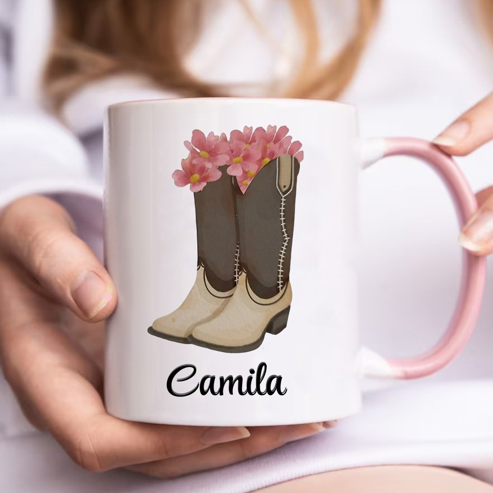 Custom Western Coffee Cup