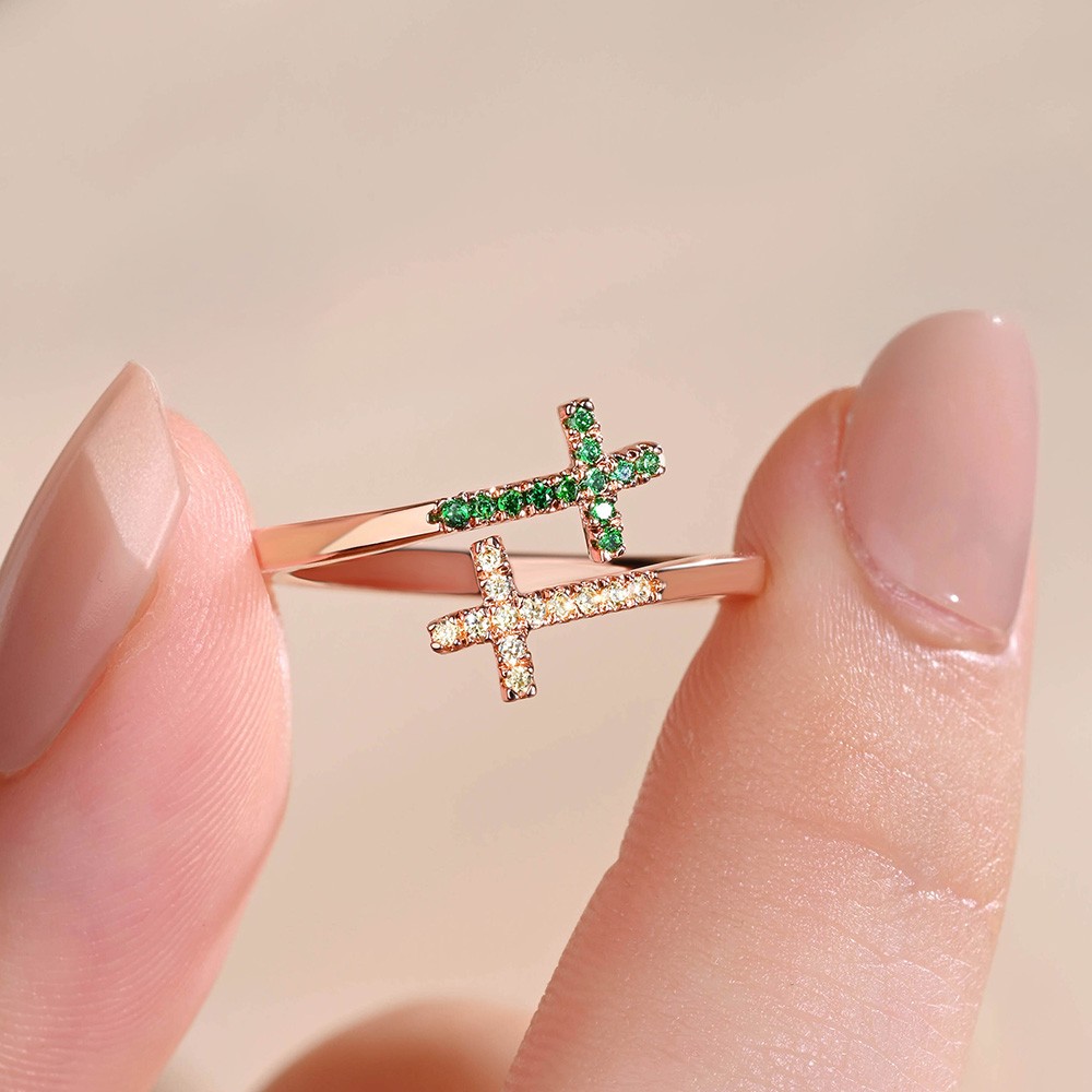 customized open ring