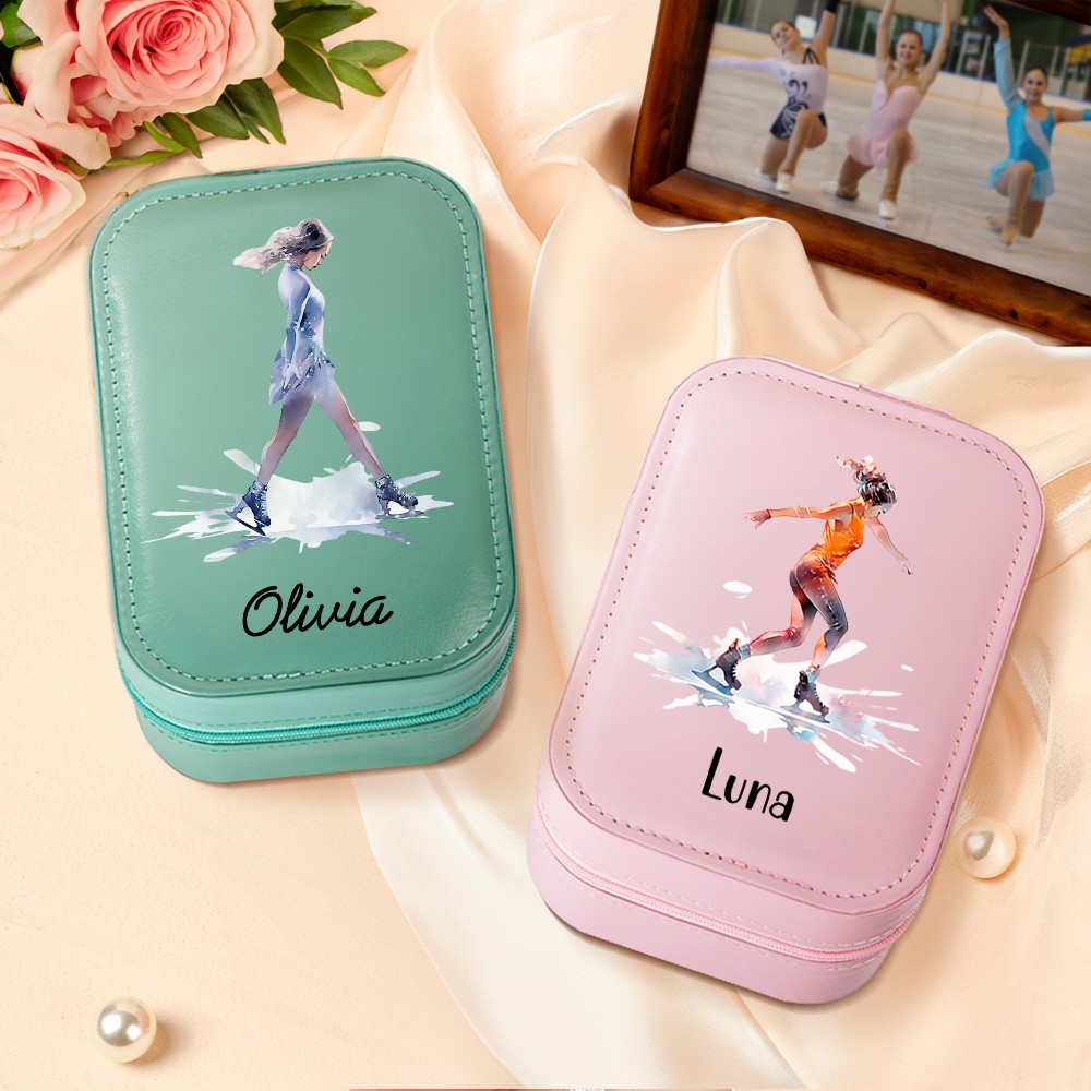 makeup storage box with led light mirror