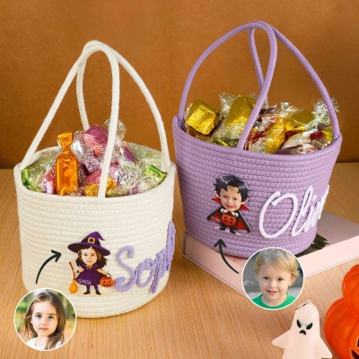 Halloween-Süßigkeitenkorb