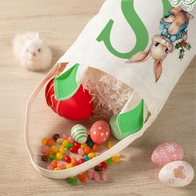 Easter egg basket  with name