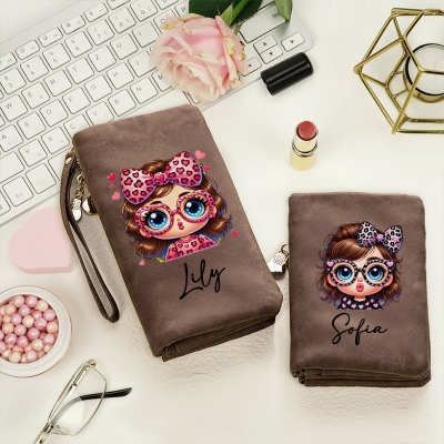 vegan leather wallet for women