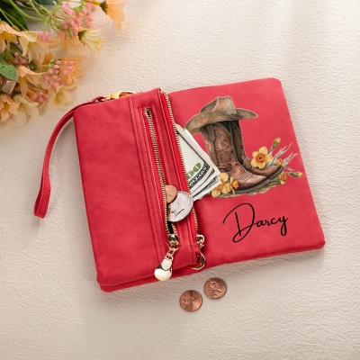 vegan leather wallet for women