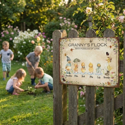 rustic garden signs