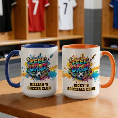 tasse avec intérieur coloré