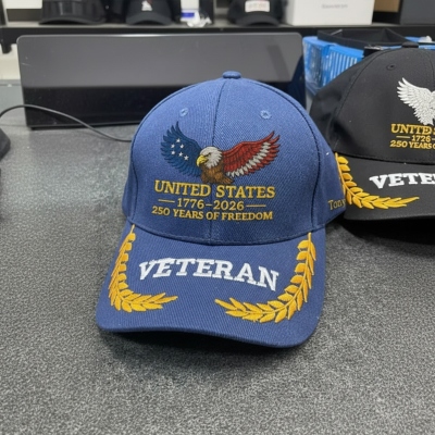 Personalized Embroidered Name 4th of July United States Baseball Cap, 250th Anniversary Eagle Hat, Independence Day Gift for American Family/Patriots