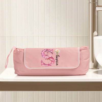 custom hair tools travel bag and heat resistant mat