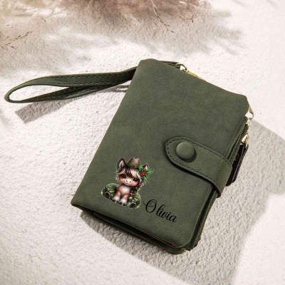 Leather Wallet With Name