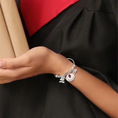  Personalized Graduation Bracelet