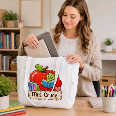 Sac fourre-tout personnalisé avec nom