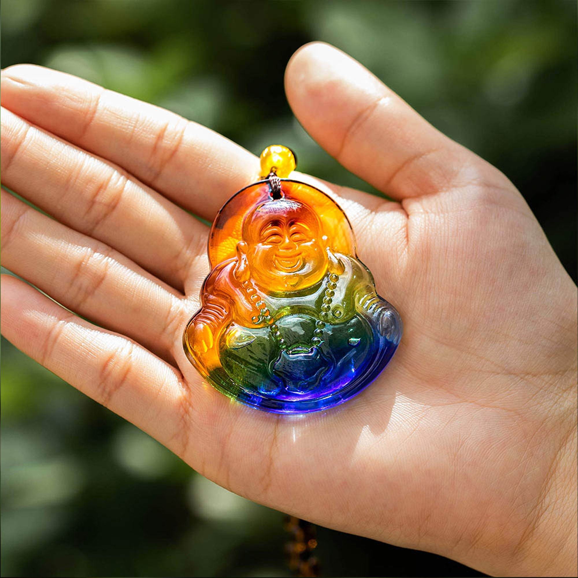 significados das cores do colar de Buda
