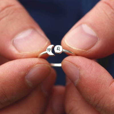 sun and moon ring	