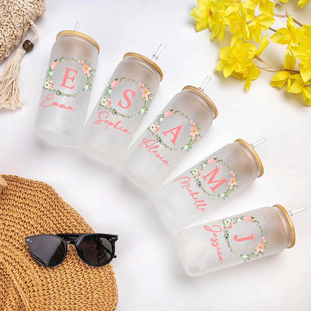 Bamboo Lid Iced Coffee Cup