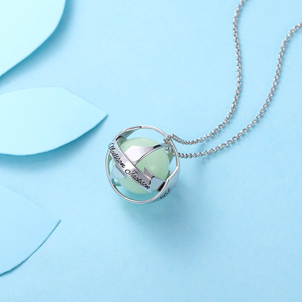 Colar Personalizado com Bola Luminoso