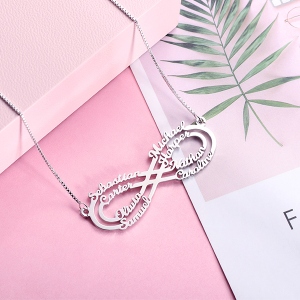 8 names necklace