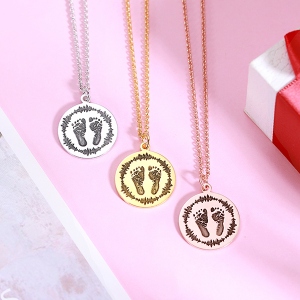 sound wave necklace