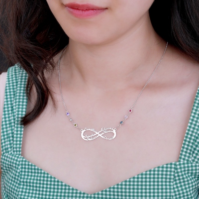 6 names necklace