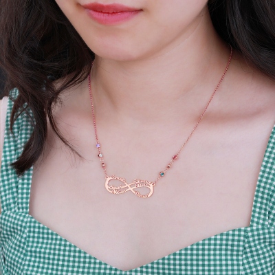 6 names necklace
