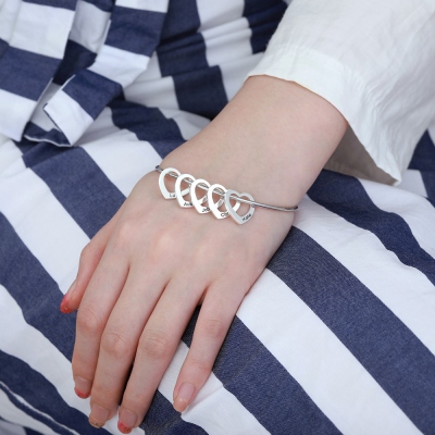 customized heart bracelet 