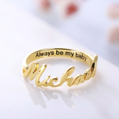 rings with kids names