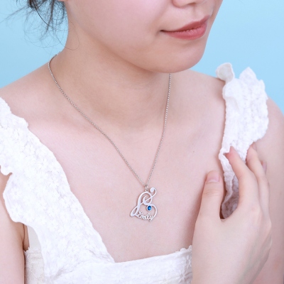 treble clef necklace