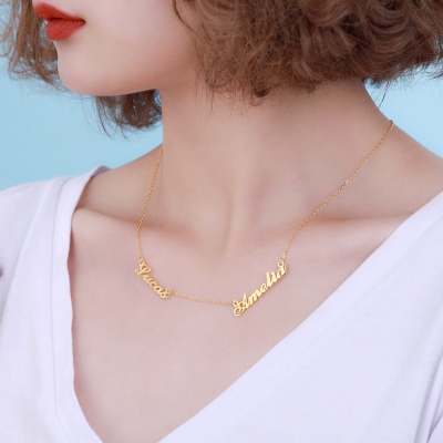  Double Name Necklace