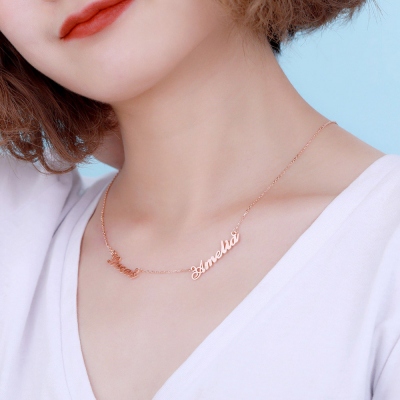  Double Name Necklace